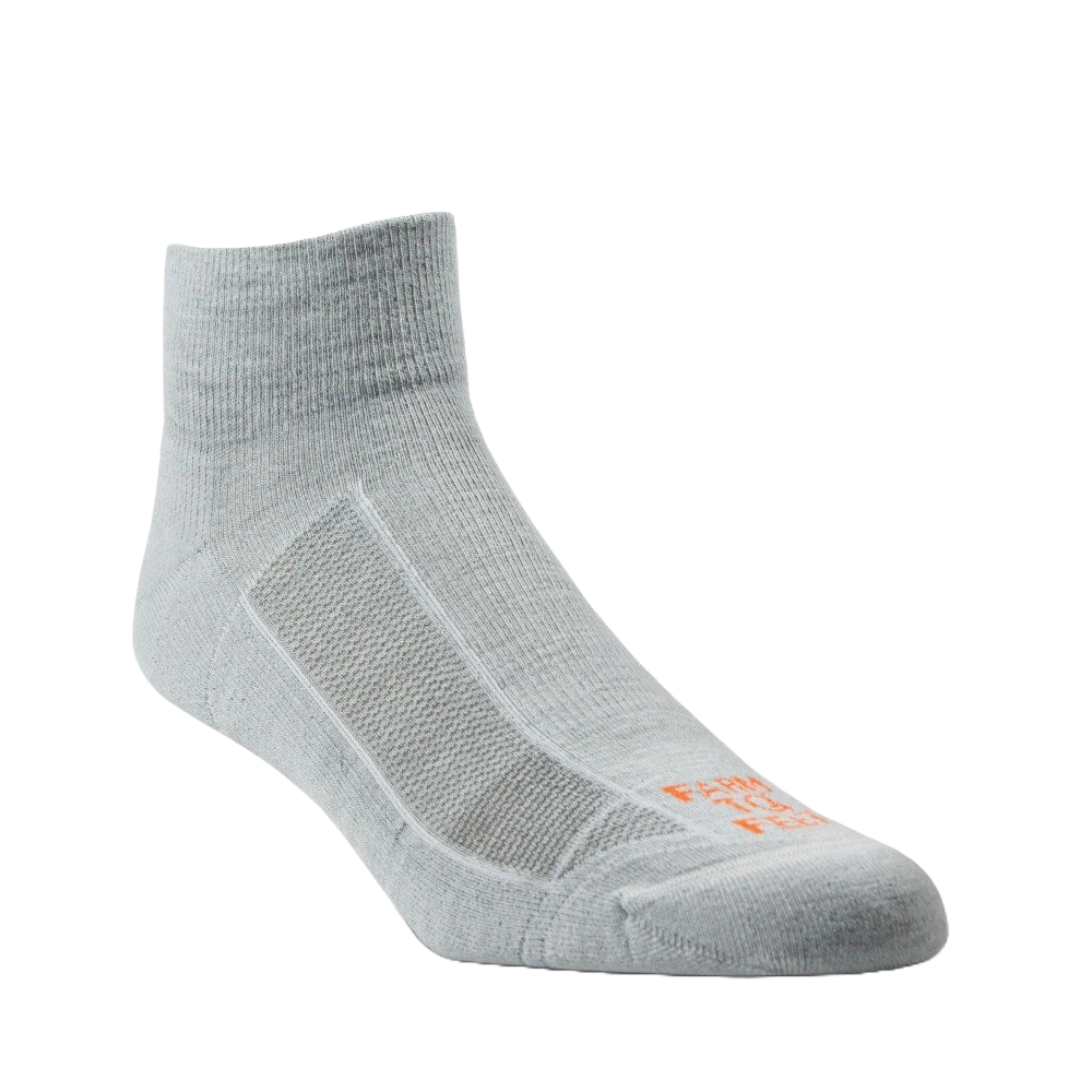 Farm to Feet Outdoor Trail Greensboro Light Cushion 1/4 CREW Sock