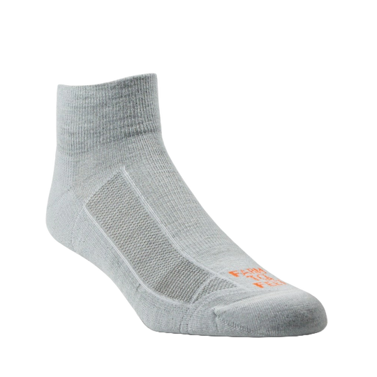 Farm to Feet Outdoor Trail Greensboro Light Cushion 1/4 CREW Sock