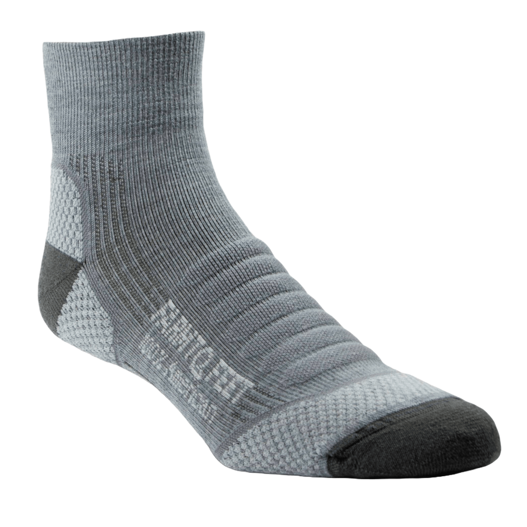 Farm to Feet American Trail Damascus Light Targeted Cushion 1/4 CREW Sock