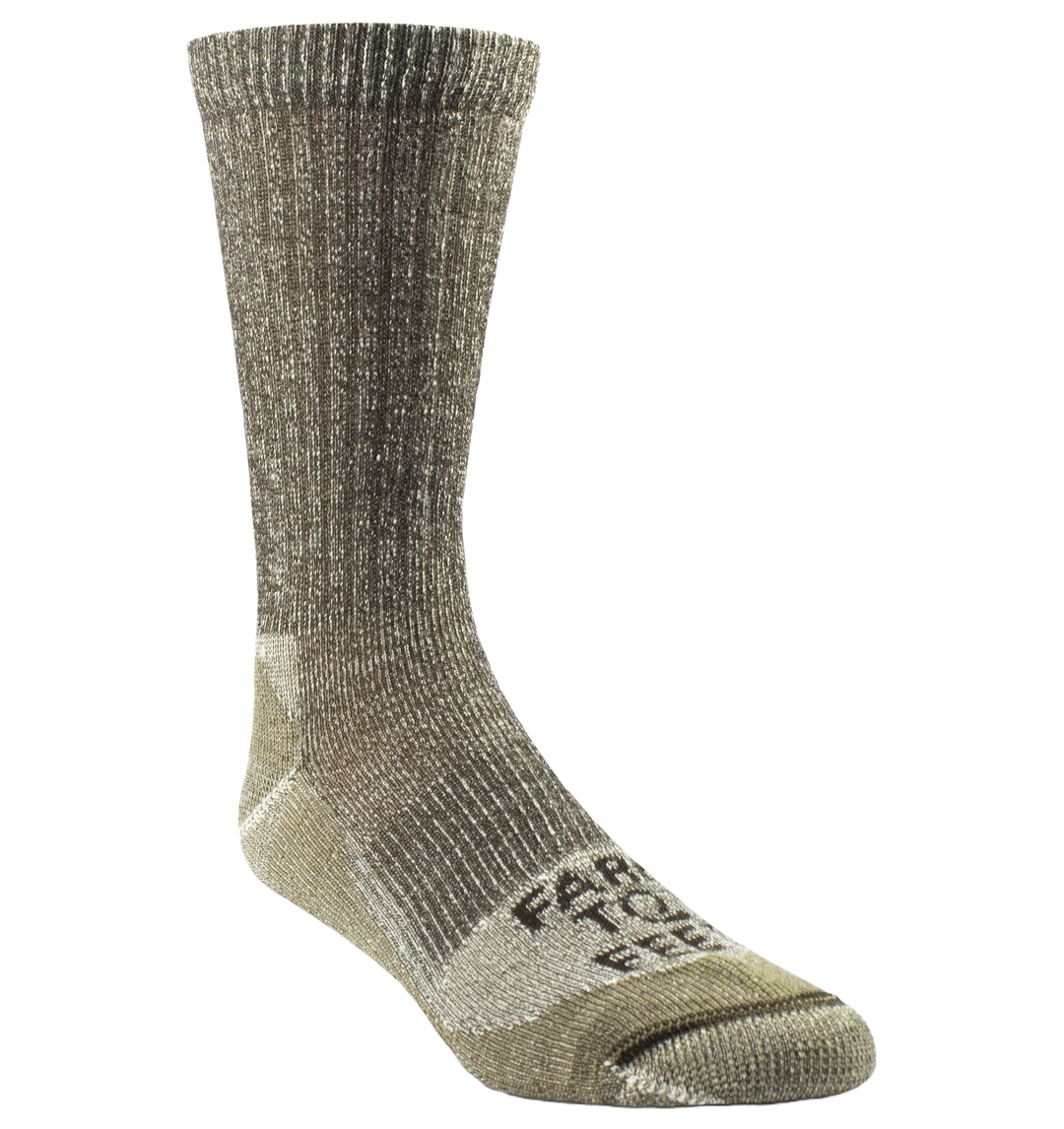 Farm to Feet Boulder Rugged Trail Boulder Light Cushion CREW Sock