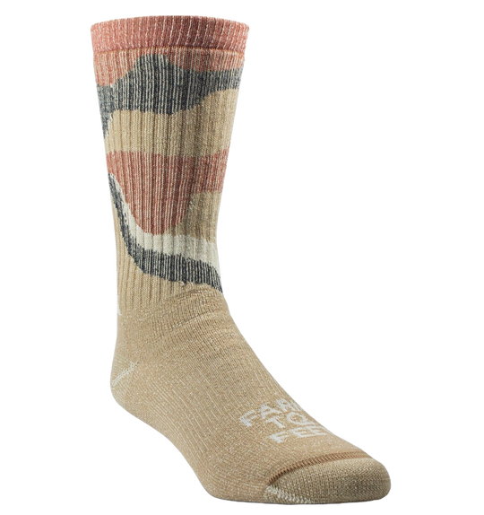 Farm to Feet Rugged Trail Tahoe Full Cushion Crew Sock