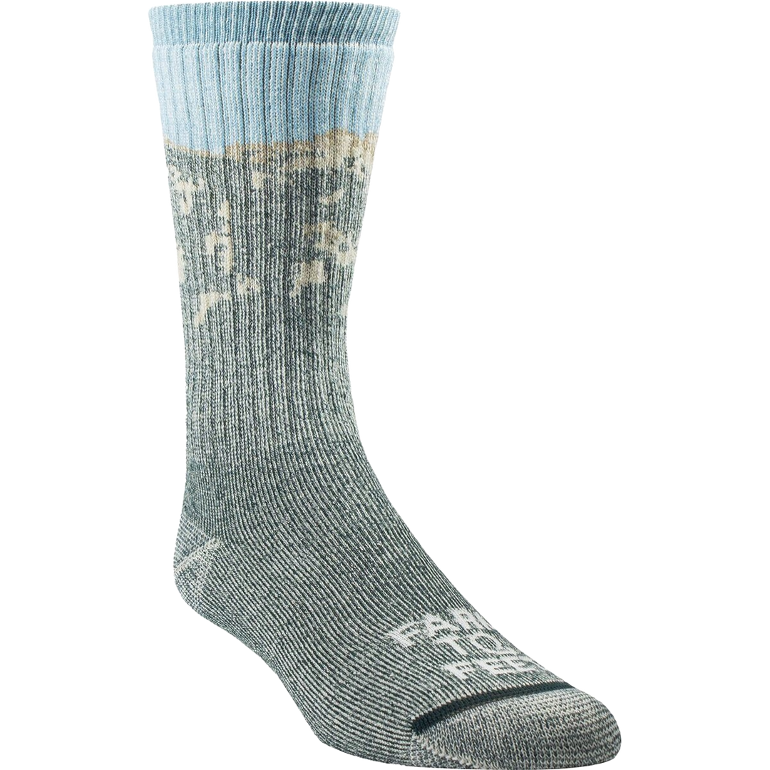 Farm to Feet Rugged Trail Tooth of Time Full Cush Crew Sock