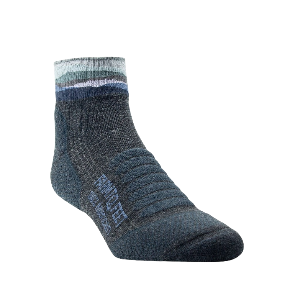 Farm to Feet American Trail Max Patch Light Targeted Cushion 1/4 Crew Sock