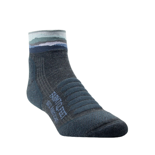 Farm to Feet American Trail Max Patch Light Targeted Cushion 1/4 Crew Sock