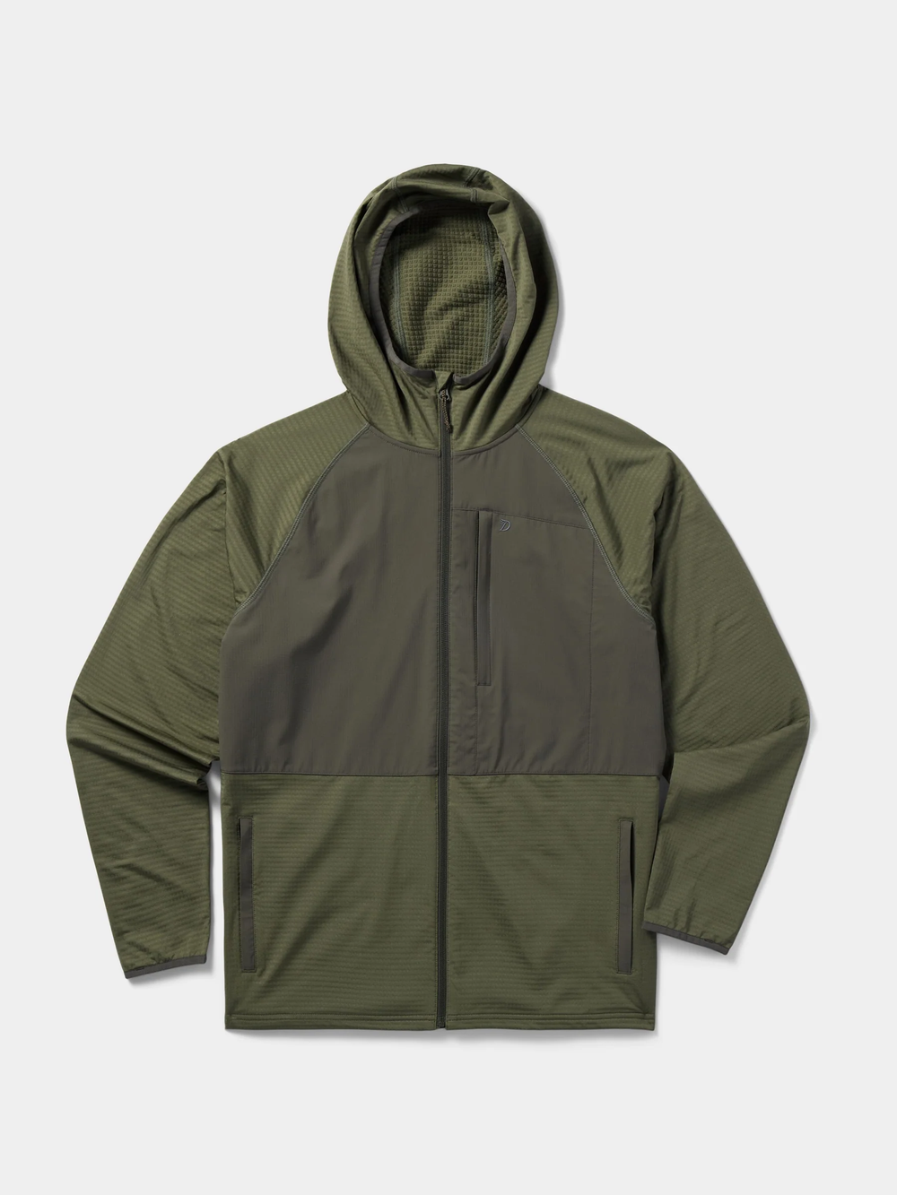 Duck Camp Men's Lightweight Grid Tech Fleece - Full Zip