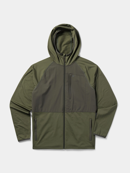 Duck Camp Men's Lightweight Grid Tech Fleece - Full Zip