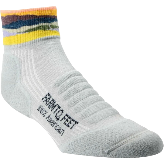 Farm to Feet American Trail Max Patch Light Targeted Cushion 1/4 Crew Sock