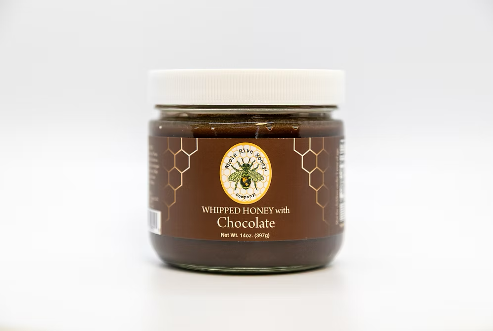 Whole Hive Honey Company  Bottled Honey - Whipped Honey 14 oz.