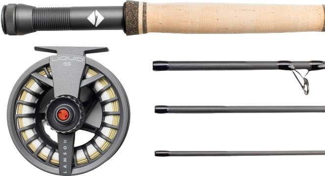 Lamson Liquid Fly Rod Reel & Line Outfit