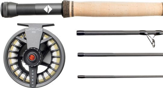 Lamson Liquid Fly Rod Reel & Line Outfit