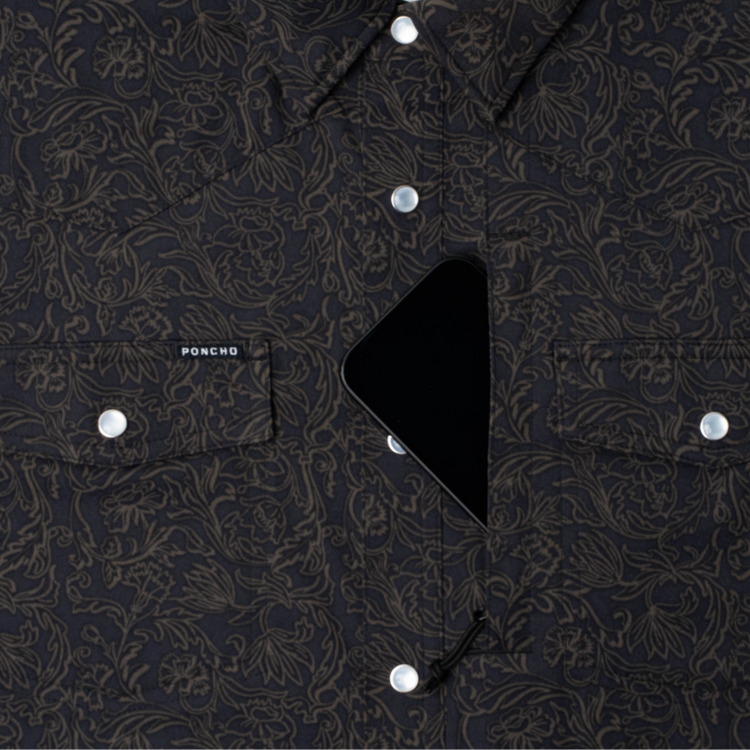 Poncho Men's The Pat Garrett