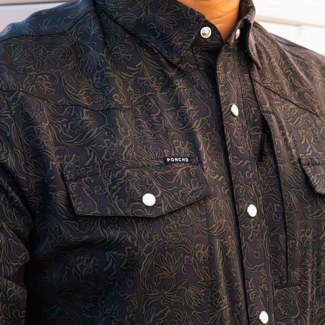 Poncho Men's The Pat Garrett