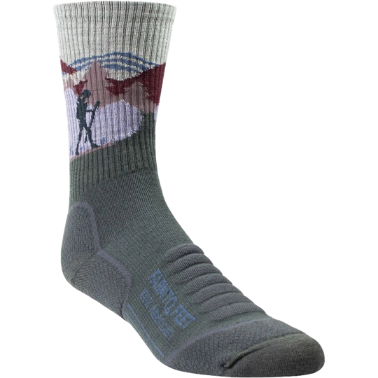 Farm to Feet American Trail Blue Ridge Light Targeted Cushion 3/4 Crew Sock
