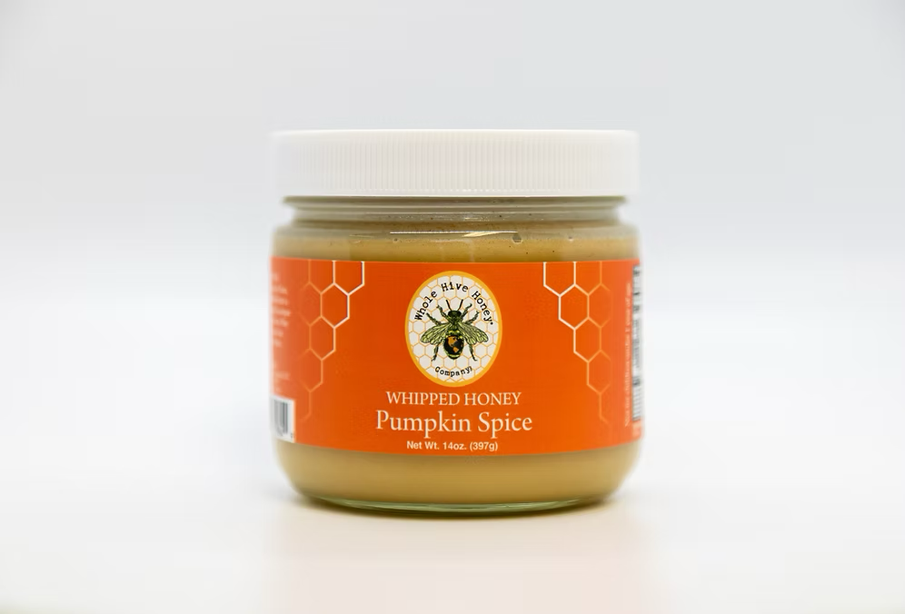 Whole Hive Honey Company  Bottled Honey - Whipped Honey 14 oz.