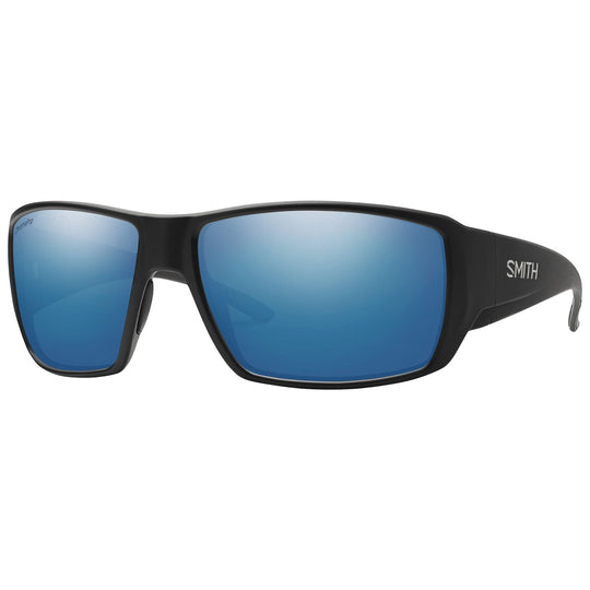 Smith Guide's Choice Matte Black  / ChromaPop Polarized Blue Mirror Image 01