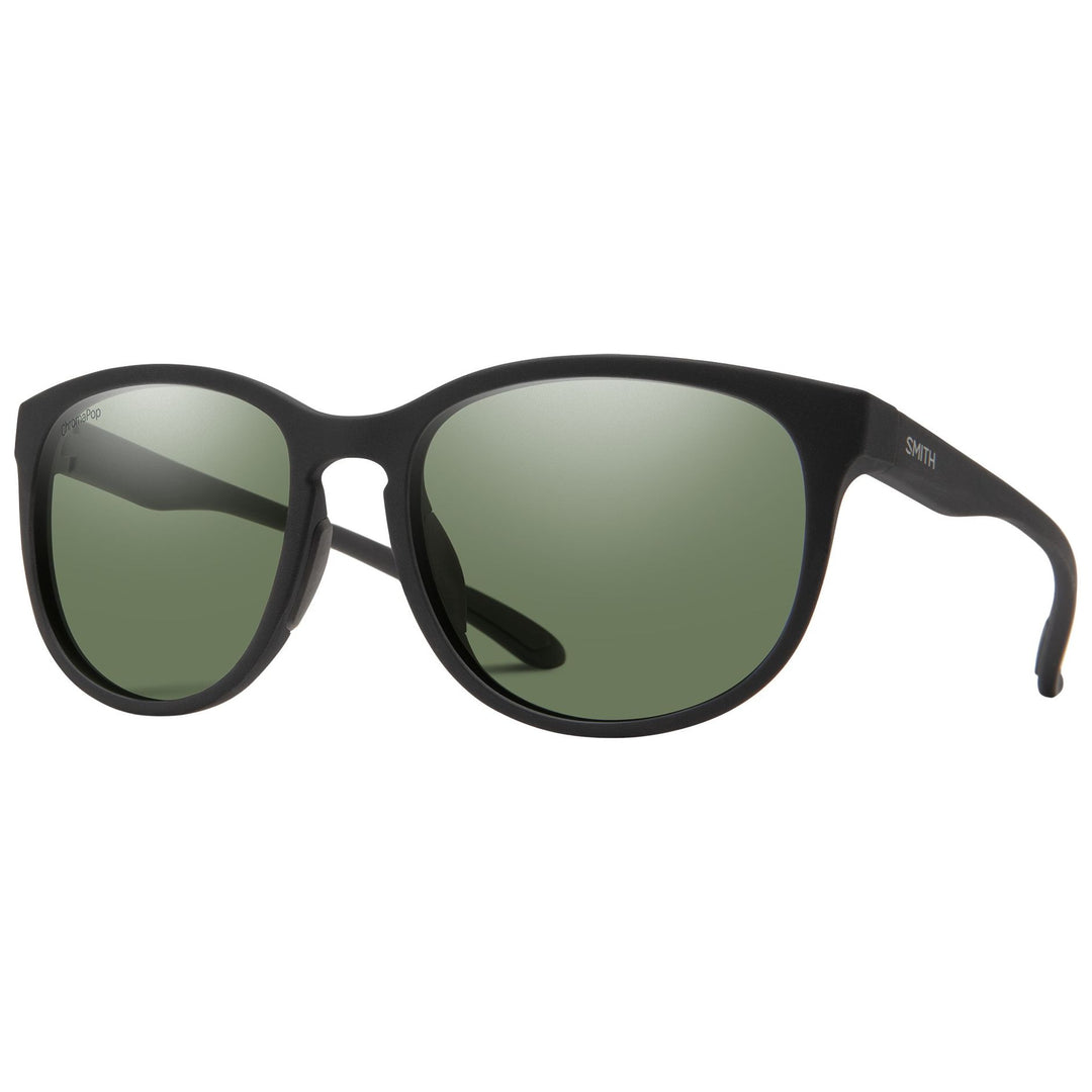 Smith Lake Shasta Matte Black / ChromaPop Polarized Grey Green Image 01