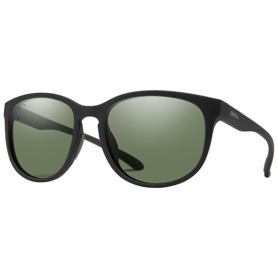 Smith Lake Shasta Matte Black / ChromaPop Polarized Grey Green Image 01