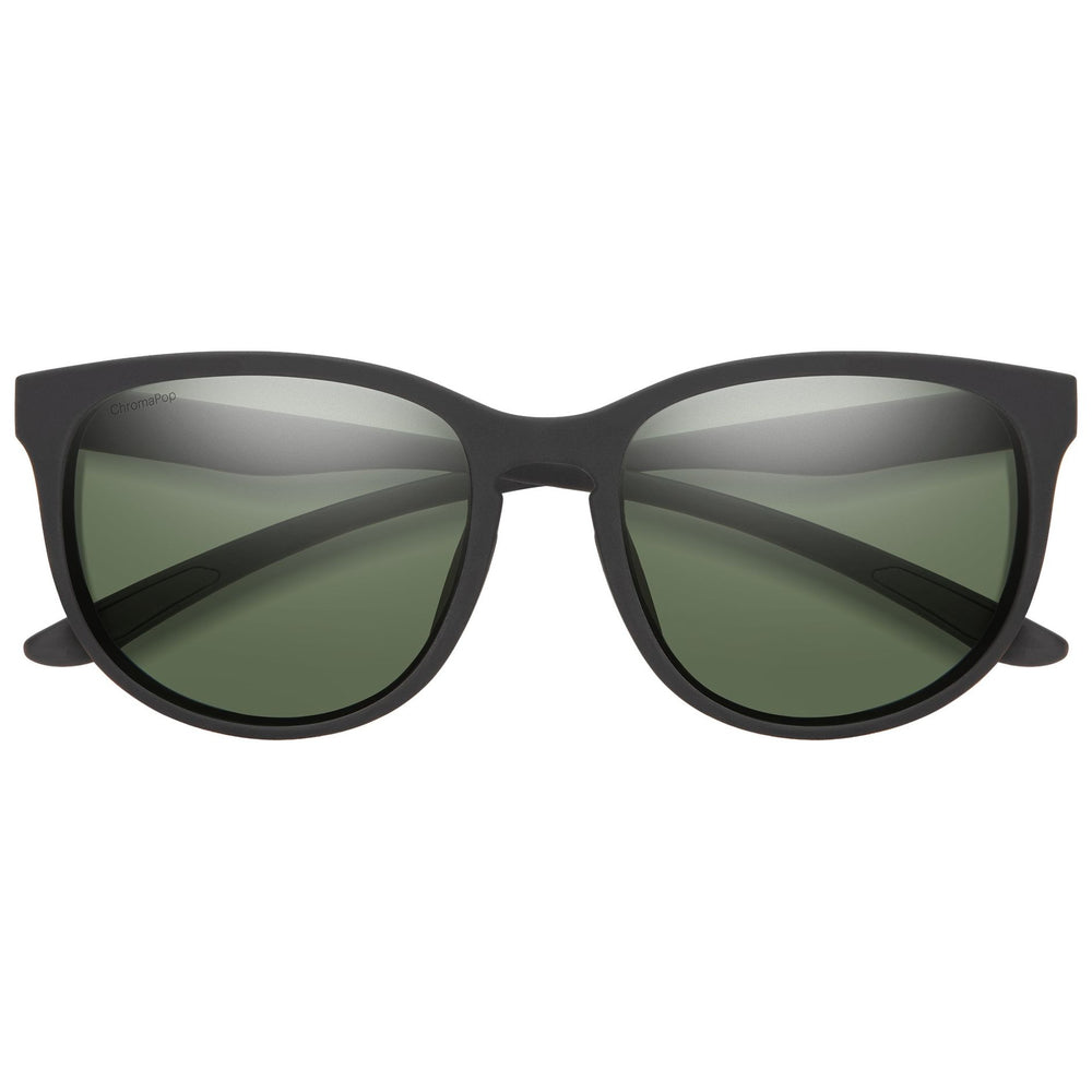 Smith Lake Shasta Matte Black / ChromaPop Polarized Grey Green Image 02