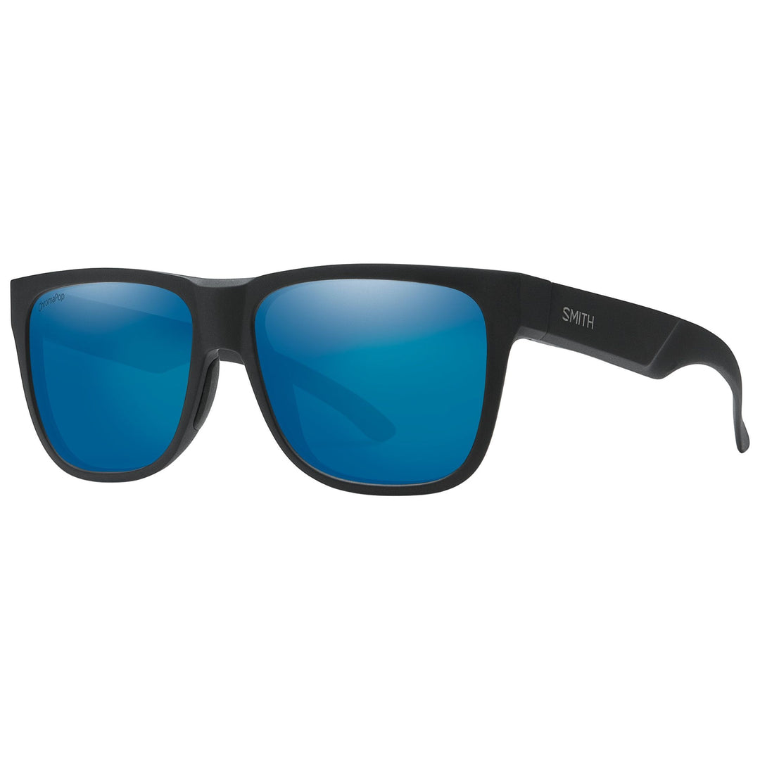 Smith Lowdown 2 Matte Black / ChromaPop Polarized Blue Mirror Image 01