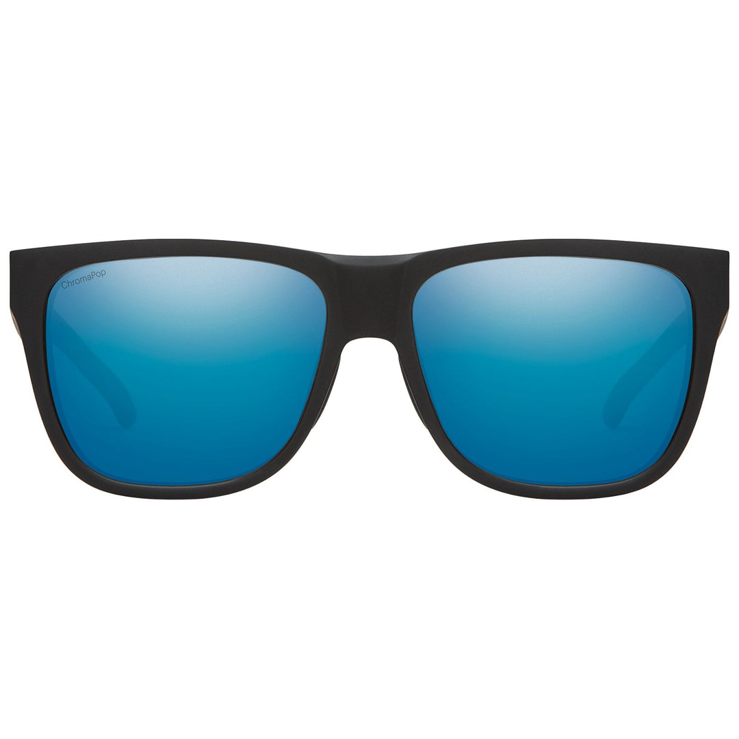 Smith Lowdown 2 Matte Black / ChromaPop Polarized Blue Mirror Image 02