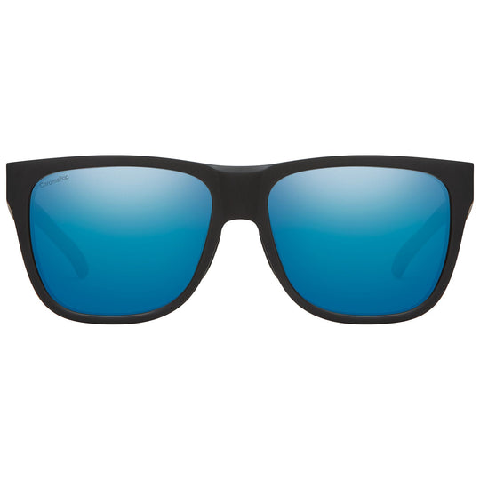 Smith Lowdown 2 Matte Black / ChromaPop Polarized Blue Mirror Image 02