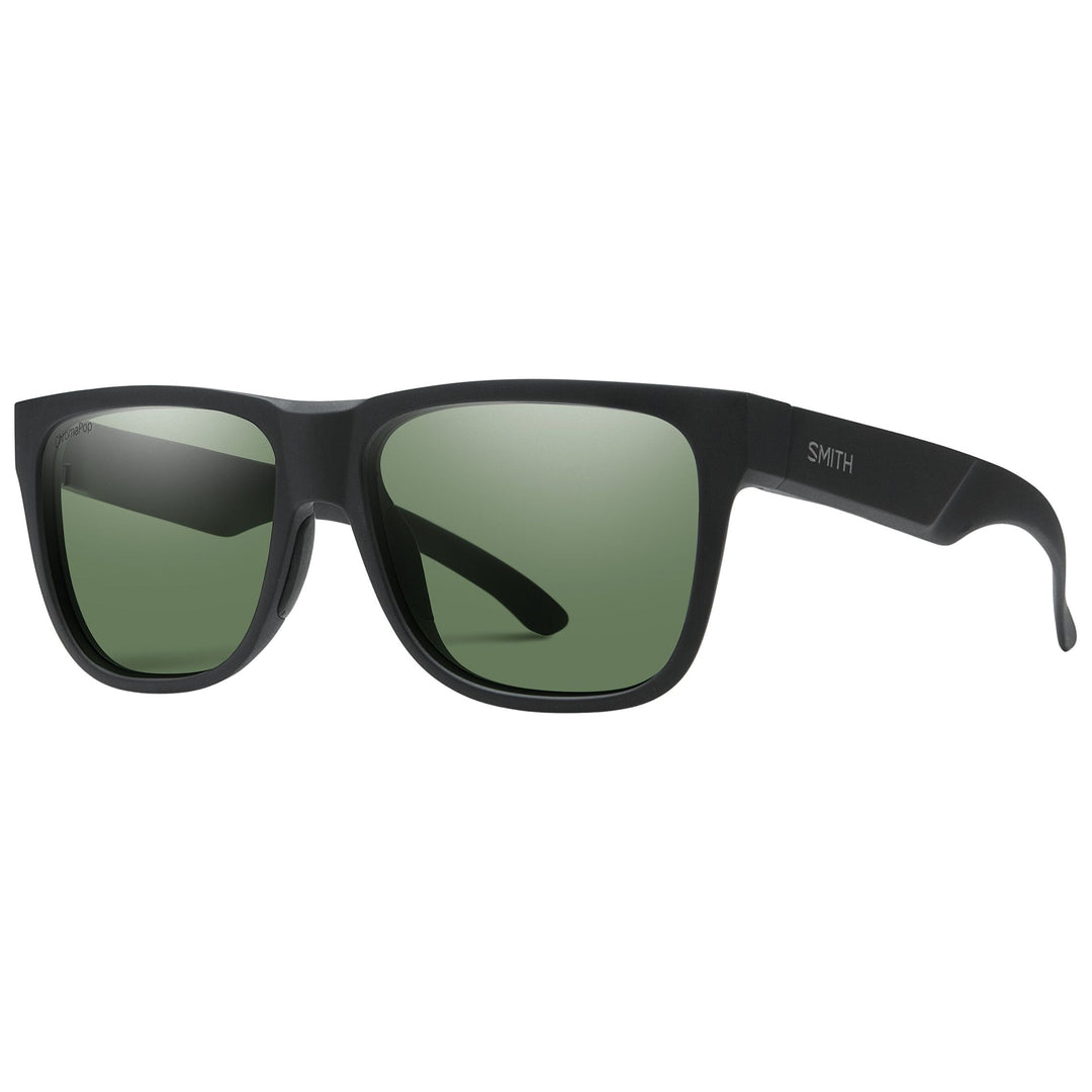 Smith Lowdown 2 Matte Black / ChromaPop Polarized Gray Green Image 01