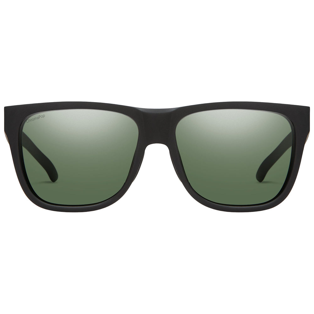 Smith Lowdown 2 Matte Black / ChromaPop Polarized Gray Green Image 02