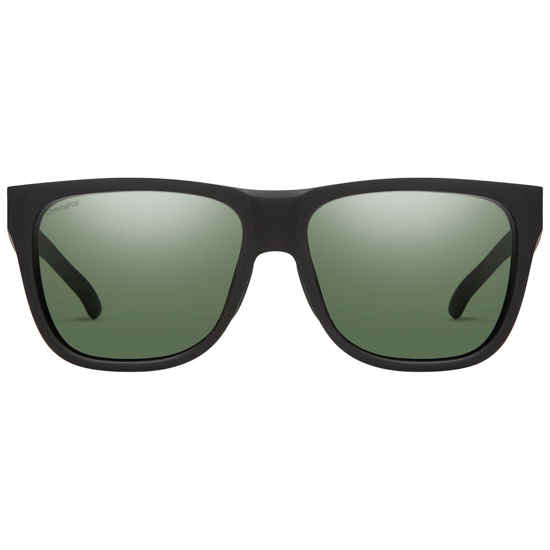 Smith Lowdown 2 Matte Black / ChromaPop Polarized Gray Green Image 02
