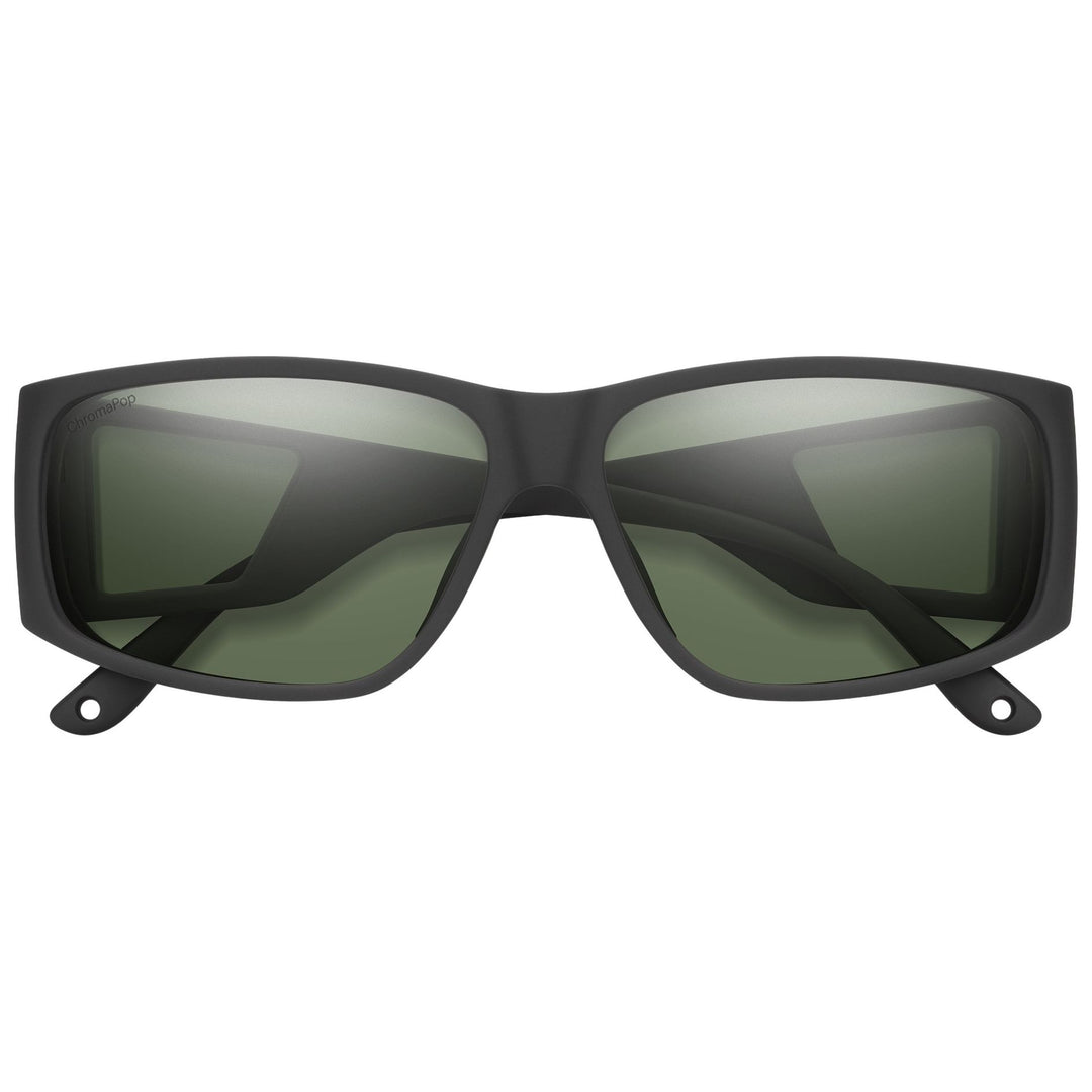Smith Monroe Peak Matte Black / ChromaPop Polarized Gray Green Image 02