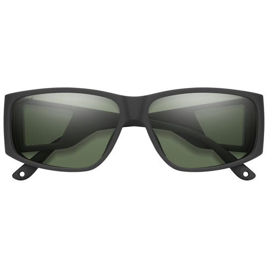 Smith Monroe Peak Matte Black / ChromaPop Polarized Gray Green Image 02