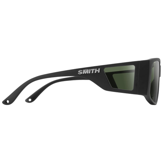 Smith Monroe Peak Matte Black / ChromaPop Polarized Gray Green Image 03