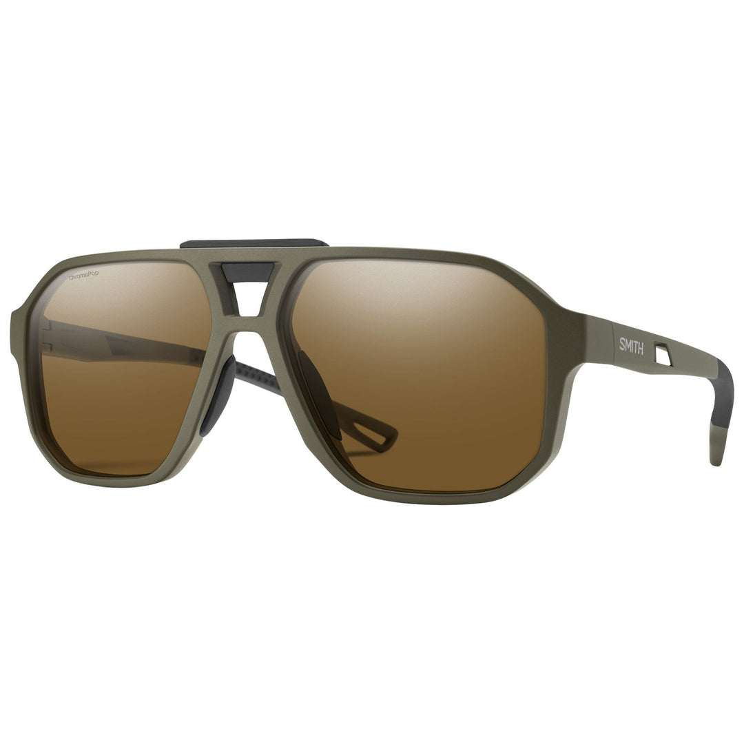 Smith Truss Matte Olive Oil / ChromaPop Polarized Brown Image 01
