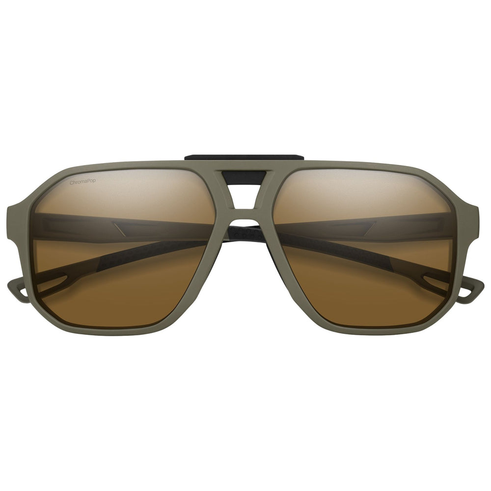 Smith Truss Matte Olive Oil / ChromaPop Polarized Brown Image 02