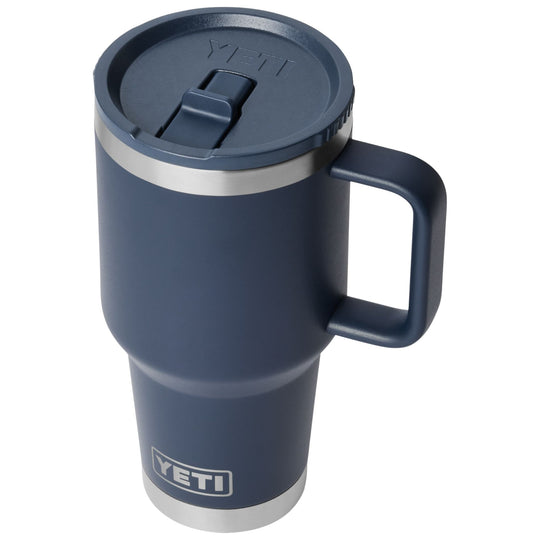 YETI Rambler 30 oz Travel Straw Mug Color Matched Straw Lid Navy Image 04