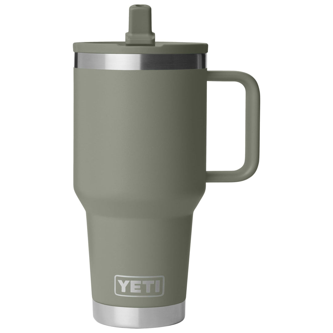 YETI Rambler 30 oz Travel Straw Mug Color Matched Straw Lid Pampa Green Image 03