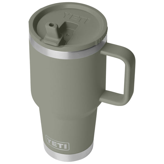 YETI Rambler 30 oz Travel Straw Mug Color Matched Straw Lid Pampa Green Image 05
