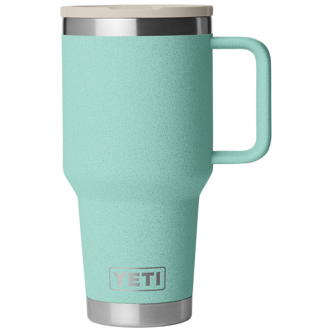 YETI Rambler 30 oz Travel Straw Mug Color Matched Straw Lid Sea Stone Image 01